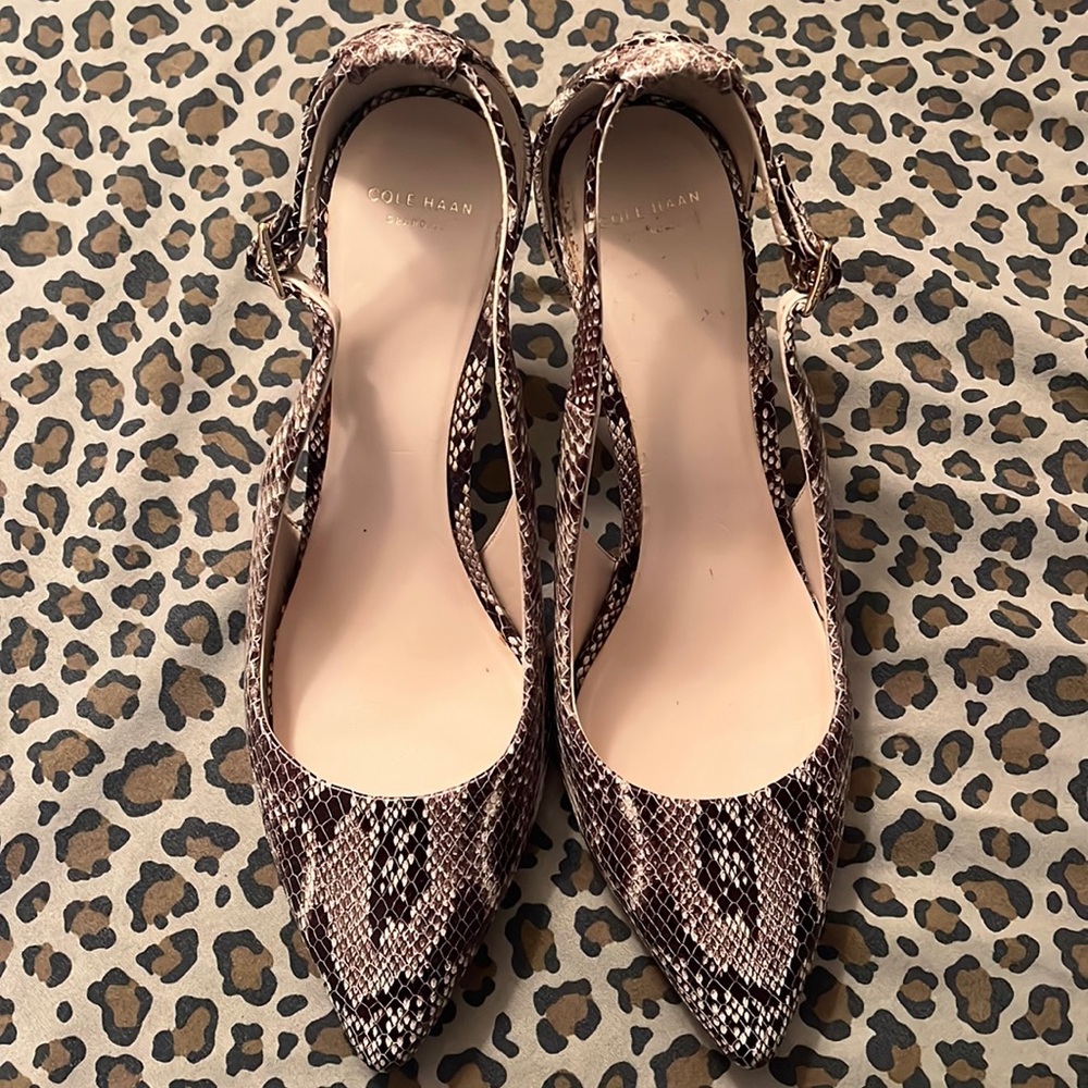 Cole Haan Snakeskin Heels